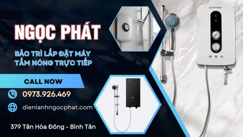 Máy tắm nóng trực tiếp