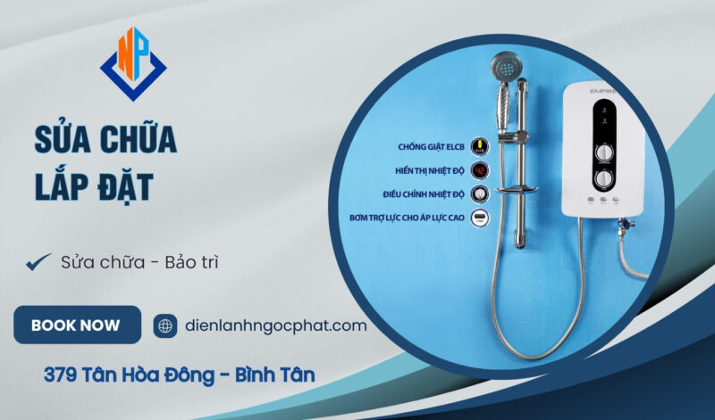 Nguyên nhân và cách khắc phục hư hỏng bình nóng lạnh