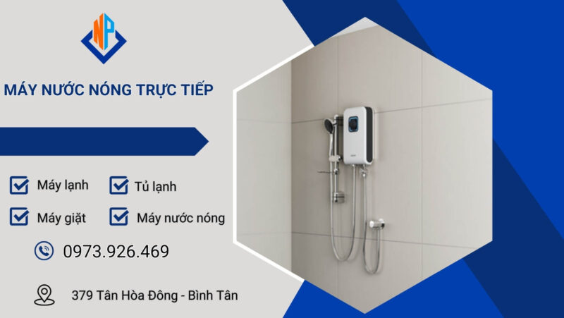 Lắp đặt bình nóng lạnh trực tiếp