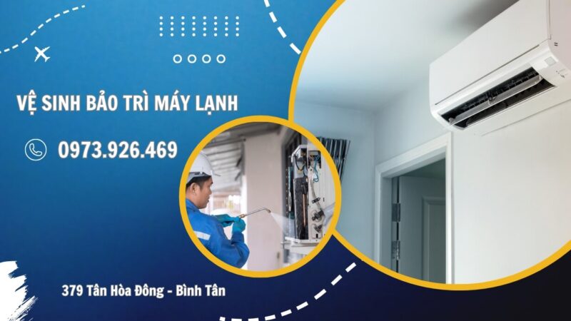 Rửa máy lạnh Quận Bình Tân