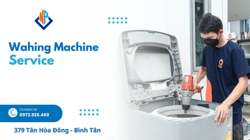 Vệ sinh máy giặt bình tân