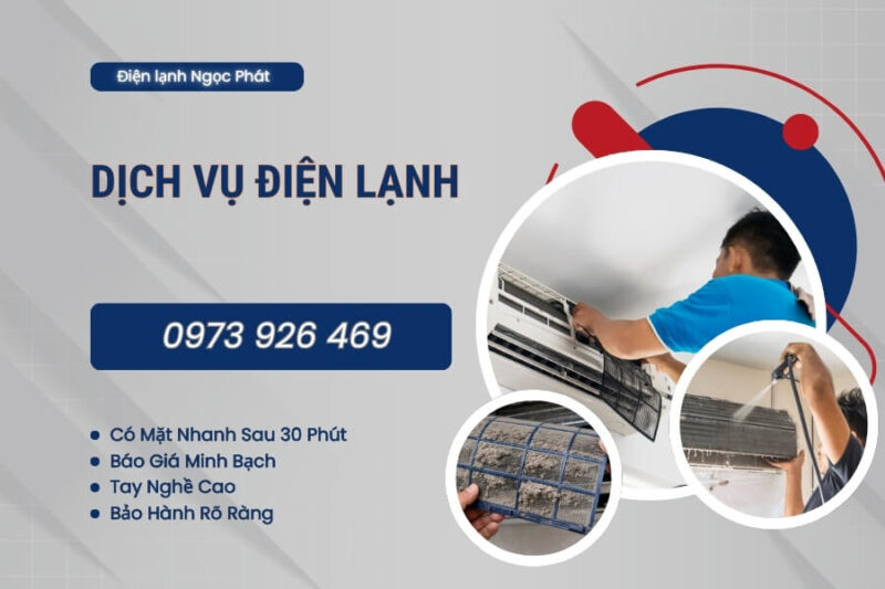 Các dịch vụ sửa chữa, lắp đặt và vệ sinh máy lạnh Quận 10 TPHCM