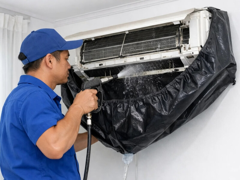 Vệ sinh máy lạnh Quận Bình Tân