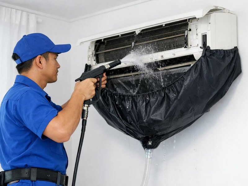 Vệ sinh máy lạnh Quận Bình Tân tại nhà