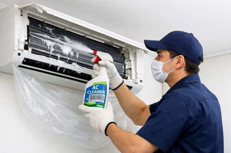 Vệ sinh máy lạnh Quận Bình Tân Tận Tâm