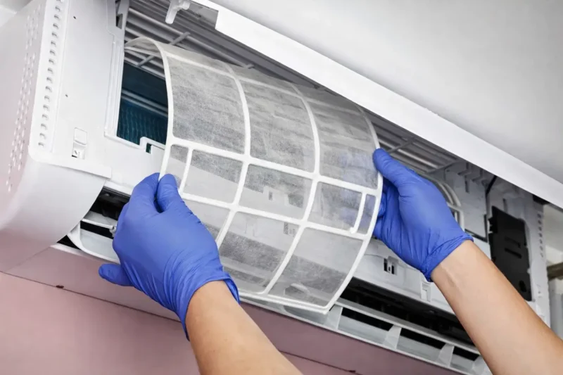 Nên kiểm tra lưới lọc bụi thường xuyên