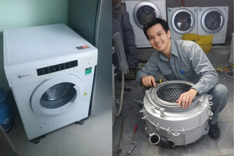 Vệ sinh, bảo trì máy giặt