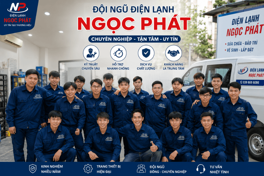 Đội ngũ ĐIỆN LẠNH NGỌC PHÁT