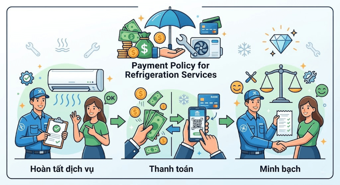 Điều khoản thanh toán dịch vụ ĐIỆN LẠNH NGỌC PHÁT