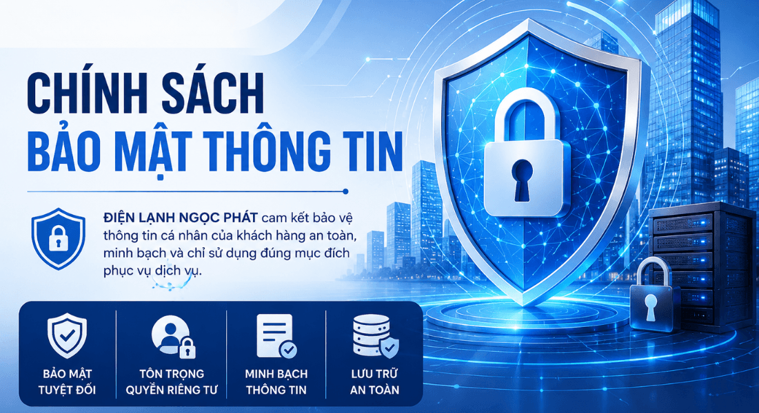 Điều khoản dịch vụ bảo mật thông tin ĐIỆN LẠNH NGỌC PHÁT
