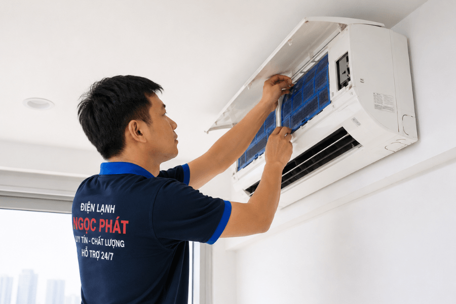 Lắp đặt máy lạnh