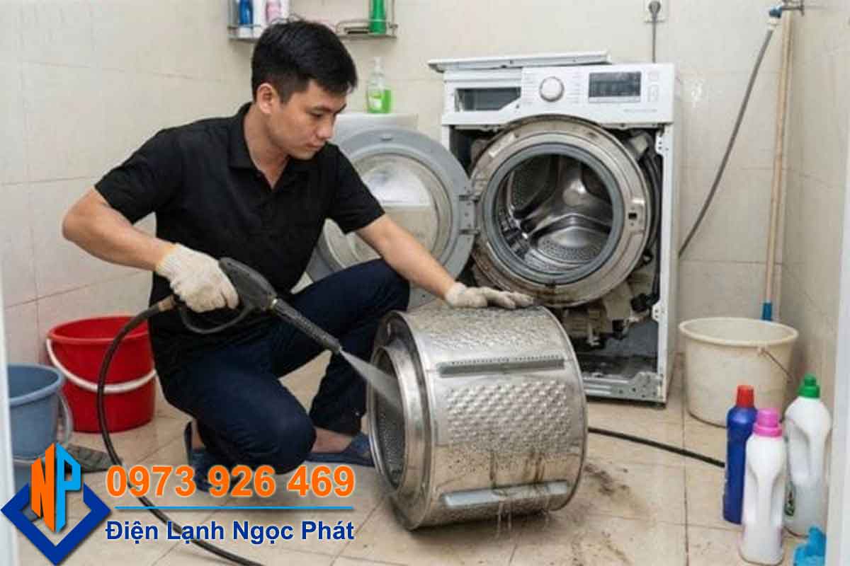 Vệ sinh máy giặt tại nhà - Điện Lạnh Ngọc Phát